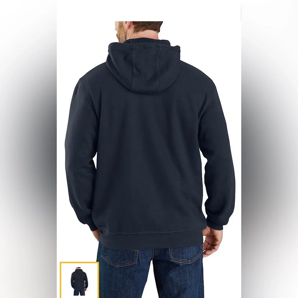 Flame-Resistant Carhartt Force Loose Fit Hooded Full Zip Sweatshirt Medium Tall